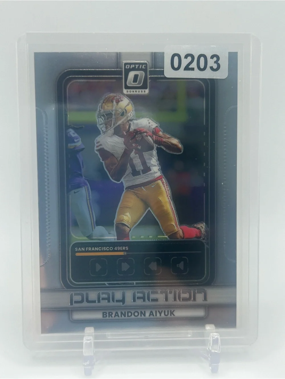 Brandon Aiyuk Play Action Football Trading Card 🏈